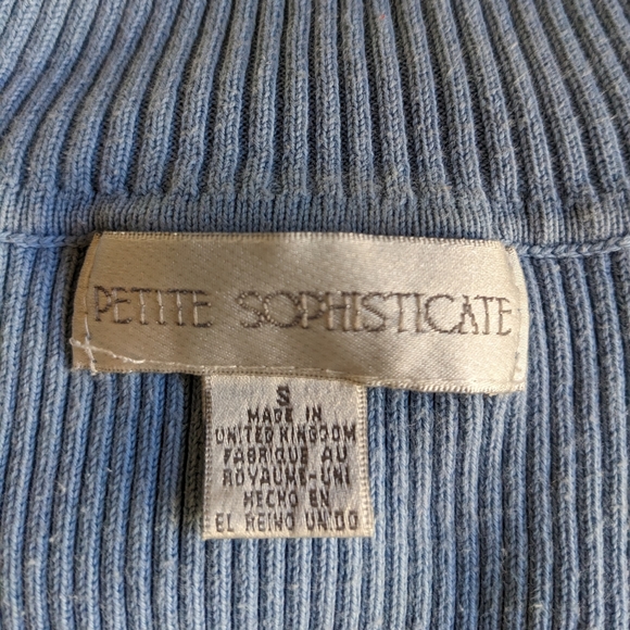 Petit Sophisticate Vintage blue turtleneck - Picture 4 of 4